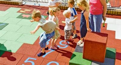 Резиновые покрытия для детских площадок